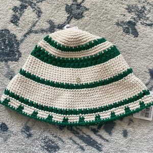 Cotton Crochet Bucket Hat - S/M